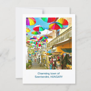 CARTE POSTALE CHARMANTE VILLE DE SZENTENDRE, HONGRIE