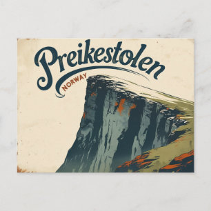 Carte Postale Charme Classique de Preikestolen