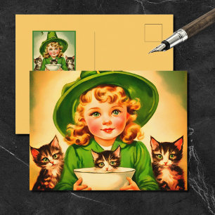 Carte Postale charme vintage d'Halloween n°9
