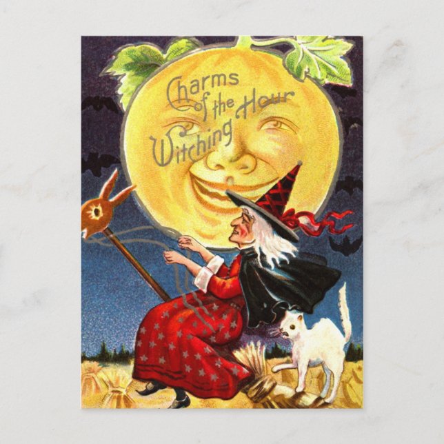 Carte Postale Charmes de l'heure de la sorcière (Devant)