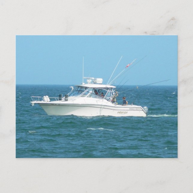 Carte Postale Charte bateau de pêche (Devant)