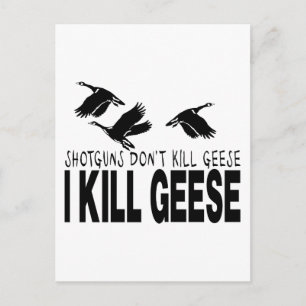 CARTE POSTALE CHASSE À GOOSE