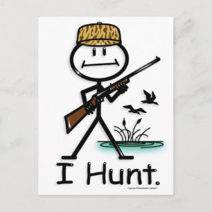 Carte Postale Chasse : canard