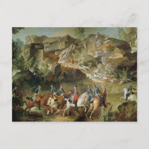 Carte Postale Chasse dans la Forêt de Fontainebleau