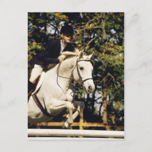 Carte Postale Chasseur blanc prendre un coup