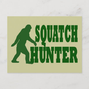 Carte Postale Chasseur de squatch