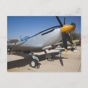 Carte Postale chasseur Spitfire construit en Angleterre