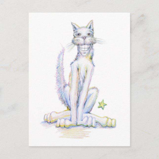 Carte Postale Chat (Devant)