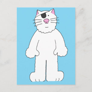 Carte Postale Chat-Cartoon pour chirurgie oculaire
