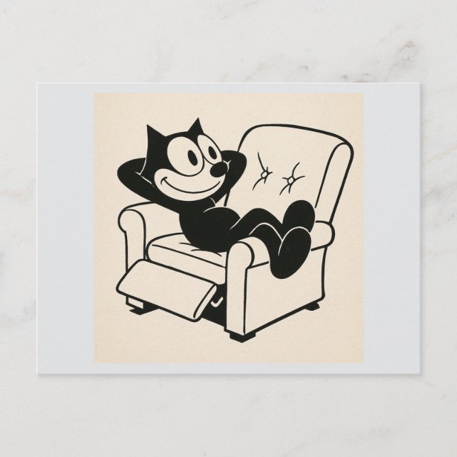 Carte Postale Chat de dessin (Devant)