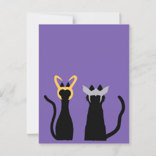 Carte Postale Chat Gods