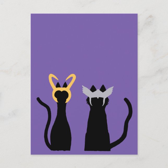 Carte Postale Chat Gods (Devant)