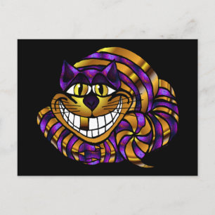 Carte postale Chat Golden Cheshire