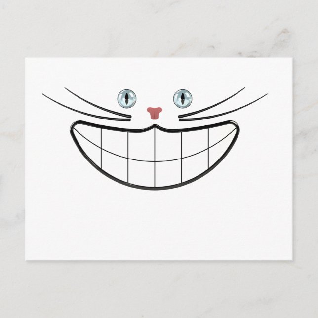 Carte Postale Chat gris (Devant)