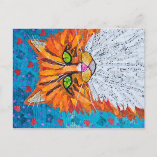 Carte Postale Chat Marmalade