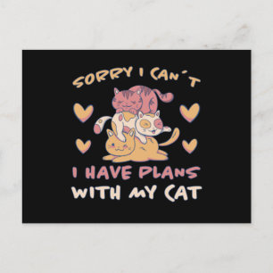 Carte Postale Chat Meow Cute Kitten Funny Chats Cadeau