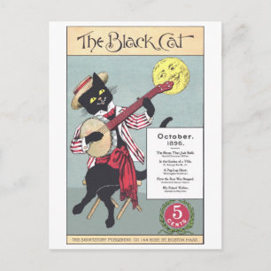 Carte postale Chat noir