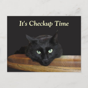 Carte postale Chat Noir Funny
