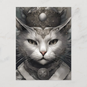 Carte Postale Chat Royal Steampunk