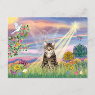 Carte Postale Chat (Tigré) - Ange des Nuages