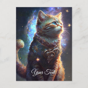 Carte Postale Chat Watcher.