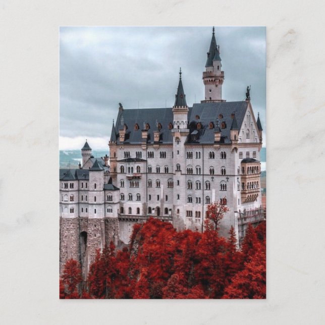 Carte Postale Château à l'automne (Devant)