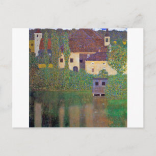 Carte Postale Château aquatique, Gustav Klimt