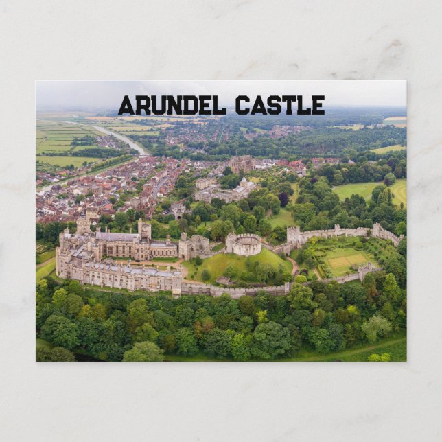Carte Postale Château Arundel et ses environs (Devant)