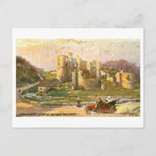 Carte Postale Château Beaufort vintage au Luxembourg