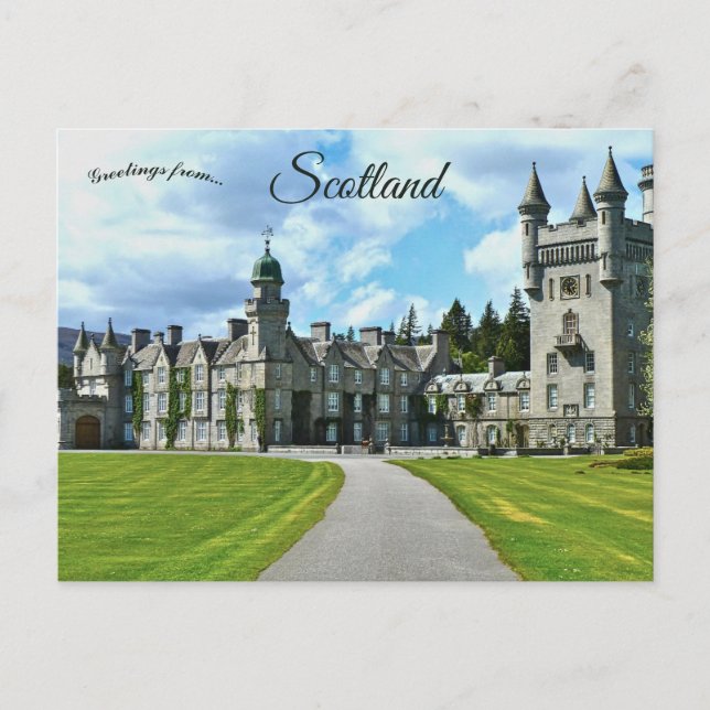 Carte Postale Château de Balmoral dans l'Aberdeenshire en Écosse (Devant)