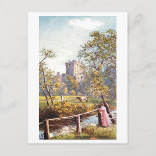 Carte Postale Château de Blarney vintage, Irlande,