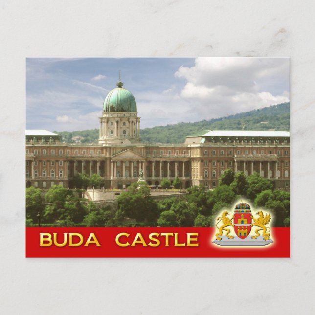Carte Postale Château de Buda à Budapest, Hongrie (Devant)