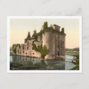 Carte Postale Château de Caerlaverock, Dumfries, Écosse