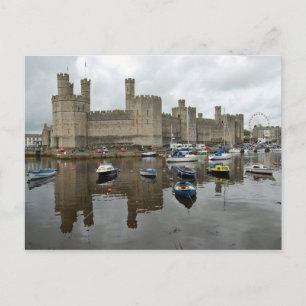 Carte Postale Château de Caernarfon