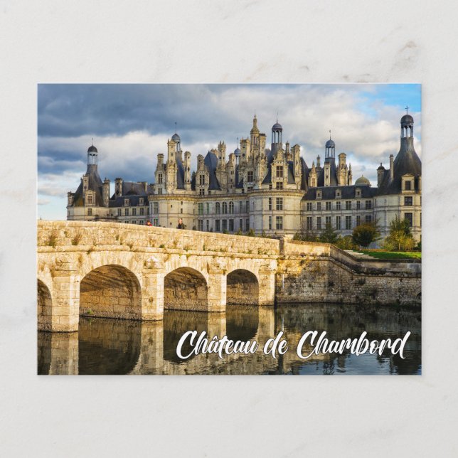 Carte Postale Chateau de Chambord, Chambord, France (Devant)