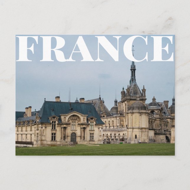 Carte Postale Château de Chantilly, Chantilly, France (Devant)