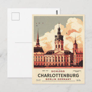 Carte Postale Château de Charlottenburg - Palais de Charlottenbu