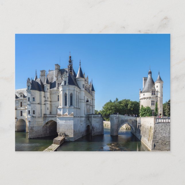 Carte Postale Château de Chenonceau dans la vallée de la Loire - (Devant)