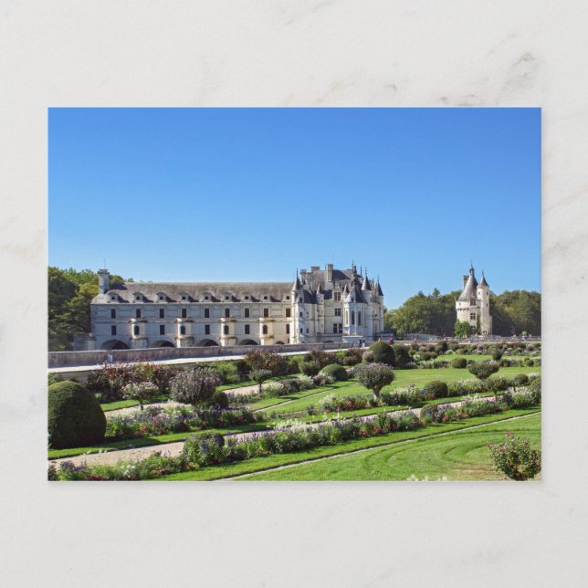 Carte Postale Château de Chenonceau dans la vallée de la Loire - (Devant)
