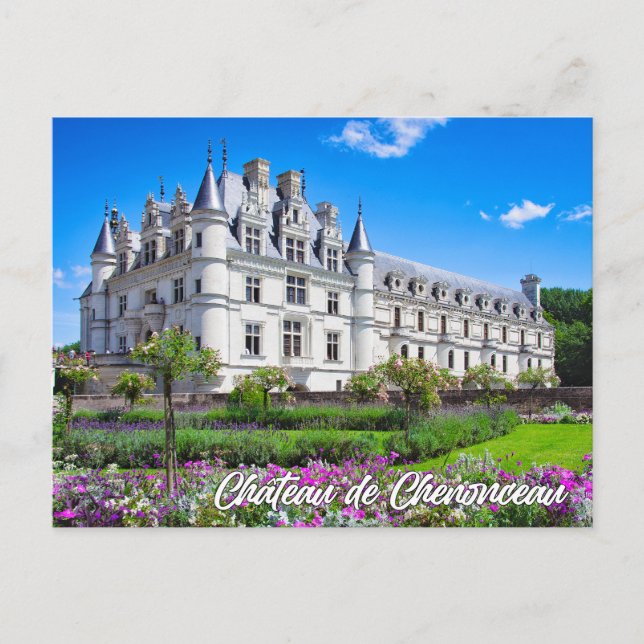 Carte Postale Chateau de Chenonceau, France (Devant)