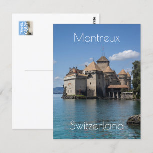 Carte Postale Château de Chillon à Montreux, Suisse