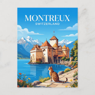 Carte Postale Château de Chillon Suisse
