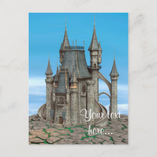 Carte Postale Château de Conte de Fées