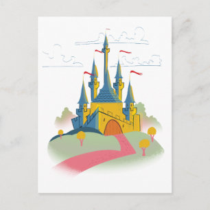 Carte Postale Château de conte de fées