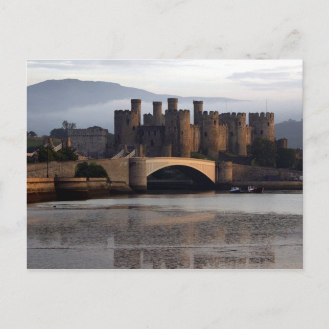 Carte Postale Château de Conwy Pays de Galles du Nord (Devant)