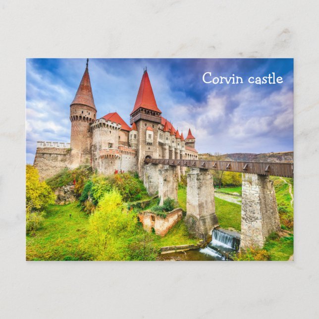 Carte Postale Château de Corvin (Devant)