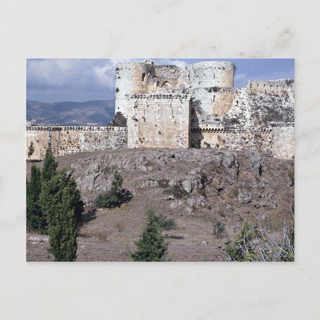 Carte Postale Château de croisés le mieux préservé au monde, Kra (Devant)