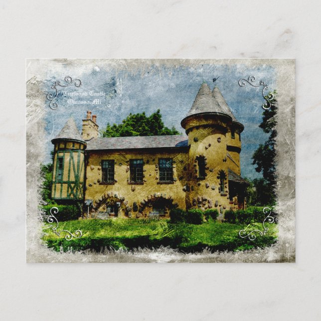 Carte Postale Château de Curwood vintage (Devant)