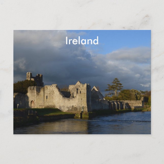 Carte Postale Château de Desmond à Adare Irlande (Devant)