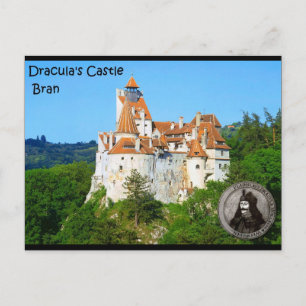 Carte Postale Château de Dracula, Bran, Transylvannie